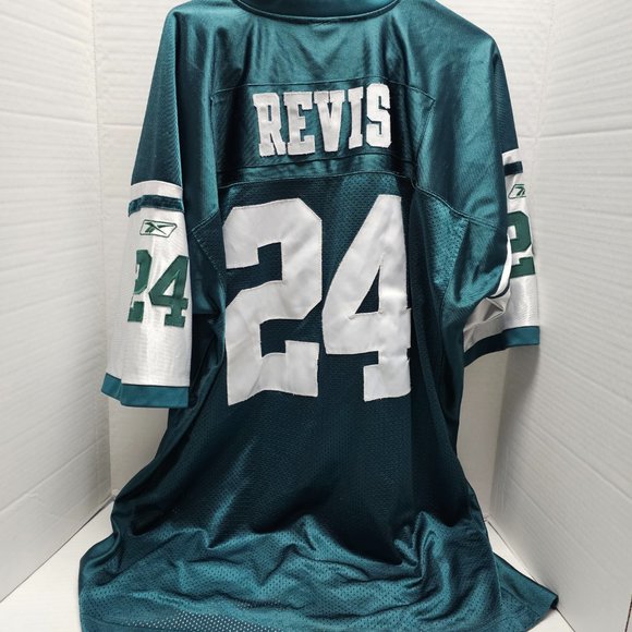 RBK New York Jets Darrelle Revis #24 Big Jersey Shirt Reebok NFL - Picture 2 of 15